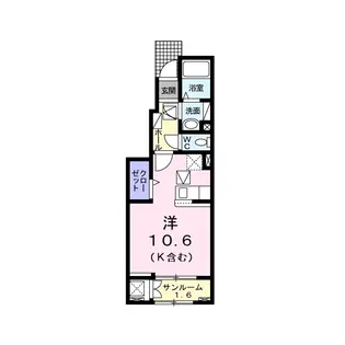 アルバ・カーサⅤ【1階】の間取り