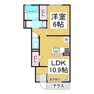 ルミエール(飯山)【1階】の間取り