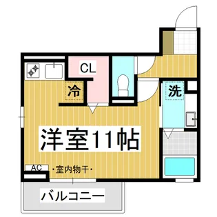 グランスクエア Ⅰ番館【2階】の間取り