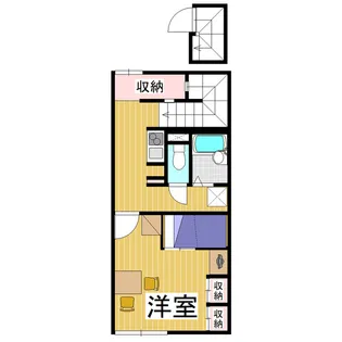 レオパレスミューセントMAYU【2階】の間取り