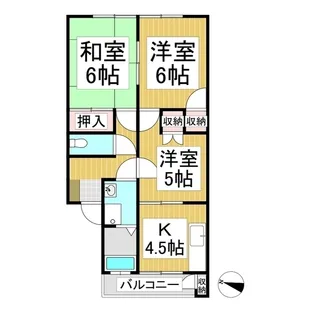 グランフォーレT・T・K【2階】の間取り