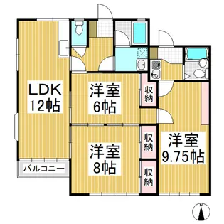 LIFE STAGE Asahi【2階】の間取り