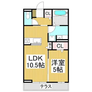 グランスクエア Ⅲ番館【1階】の間取り