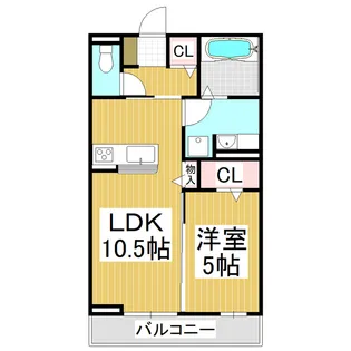 グランスクエア Ⅲ番館【2階】の間取り