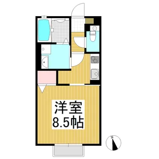 フリーデハイン【2階】の間取り