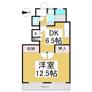 須坂ハイランド【908号室】の間取り
