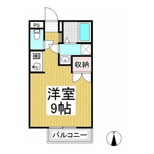 ティアラハイツ【2階】の間取り