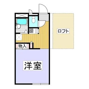 レオパレス ウェスタンコート【1階】の間取り