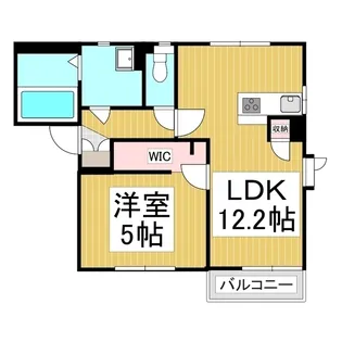 パルティールT A棟【1階】の間取り