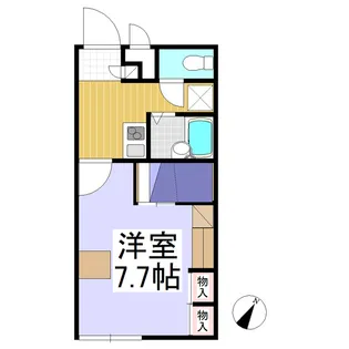 レオパレス フォレスト【1階】の間取り