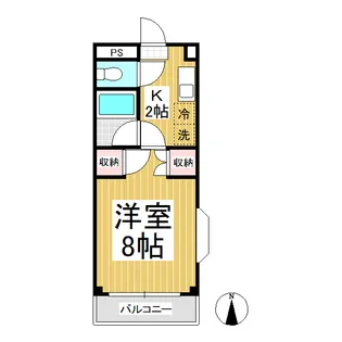 ソルトリバーヒル【2階】の間取り