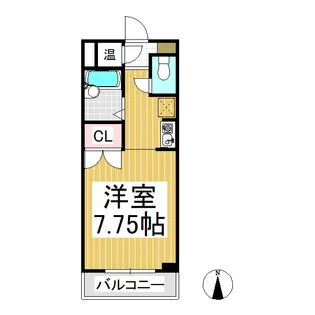 エメラルドグレイスB棟(2階建て)【2階】の間取り