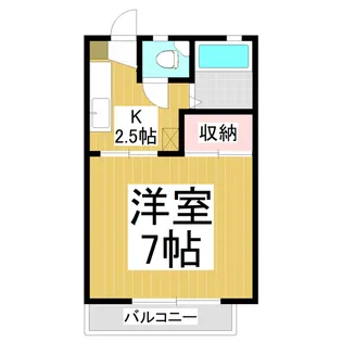シャンポール本郷【2階】の間取り