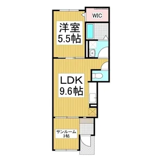 パープル テラス【1階】の間取り