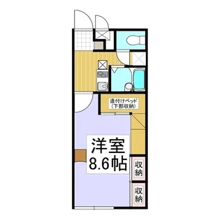 レオパレスサンクレスト【202号室】の間取り