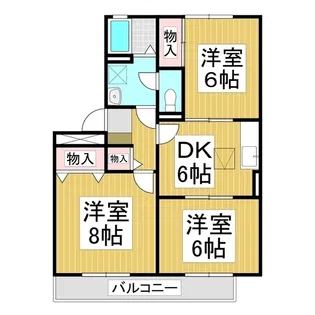 ハイカムール城【1階】の間取り
