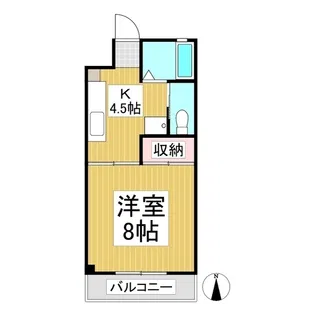 セントラル市川【1階】の間取り