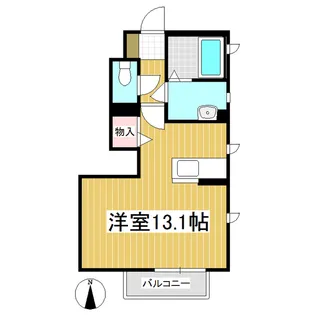 プロヌーブ南俣 A棟【1階】の間取り