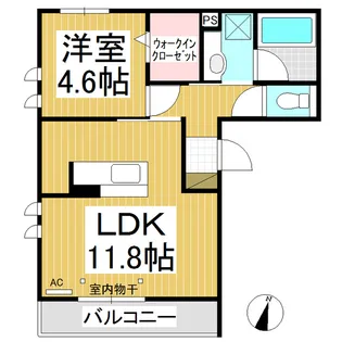 モノ・キューブ【2階】の間取り