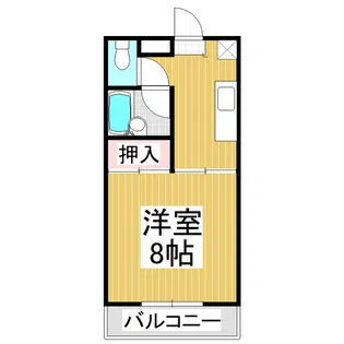 コーポ松岡【2階】の間取り