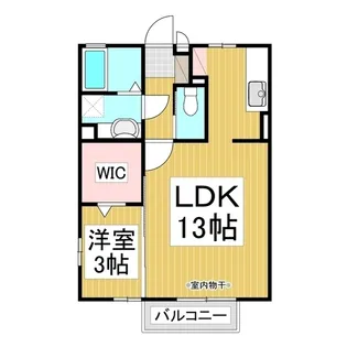 セレーノA【2階】の間取り