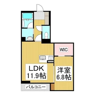 A Cloud Residence【3階】の間取り