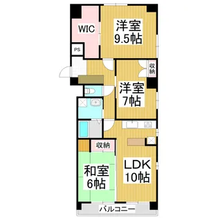 グランドハイツ21【2階】の間取り