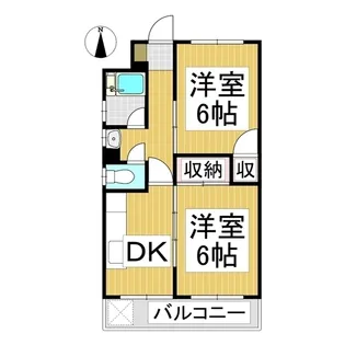 メゾン北条【2階】の間取り