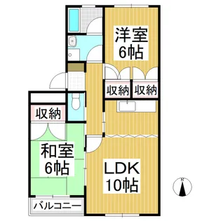 リトルアイランド【3階】の間取り