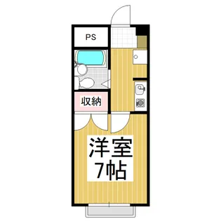 コーポAQA【2階】の間取り