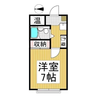 コーポAQA【4階】の間取り