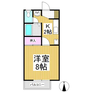 ドゥエリング秀【2階】の間取り