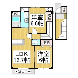 フォーブルY-Ⅱ【2階】の間取り