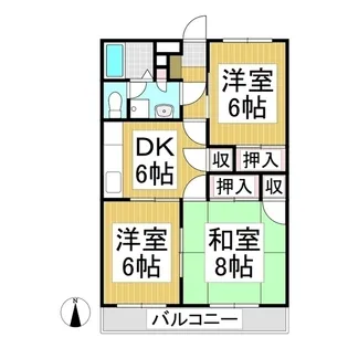 アーバンヴィオレ1991【2階】の間取り