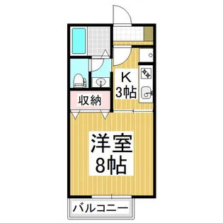 セジュール本藤【2階】の間取り