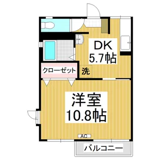 フレグランスキタコー【2階】の間取り