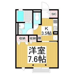 ハイム ルミエール【2階】の間取り