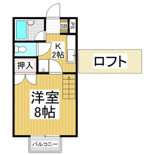 ウィンドヒルズ【1階】の間取り