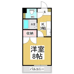 ラ・フォーレ本郷館【3階】の間取り