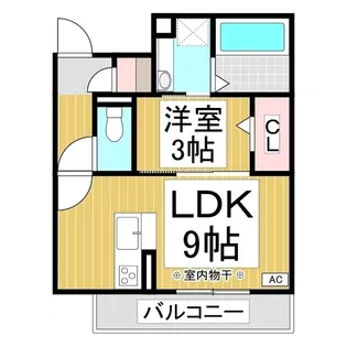 イーストレジデンス【3階】の間取り