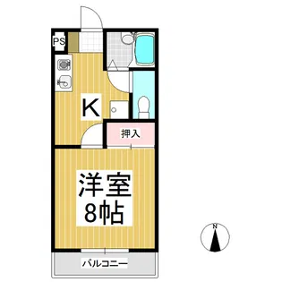 エル・アール C棟【2階】の間取り