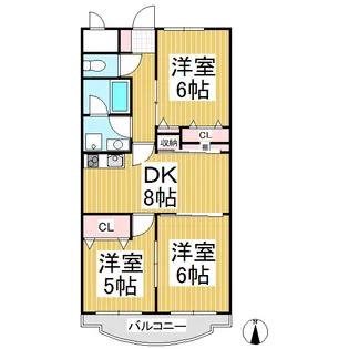 ボナール【2階】の間取り