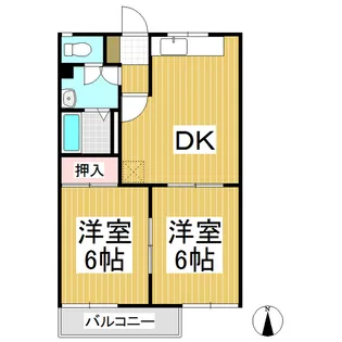 フレグランス会【1階】の間取り