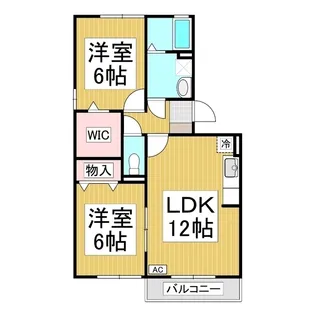 ルピナス・K【2階】の間取り