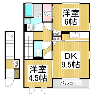 Heavenly Pers【2階】の間取り