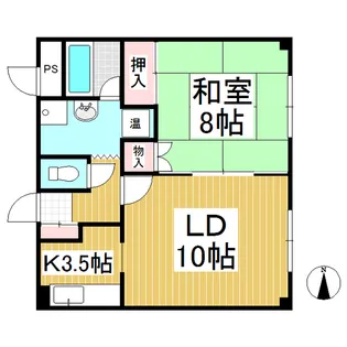 ノヤマビル【3階】の間取り