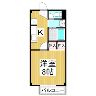 サープラスK&K【1階】の間取り