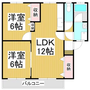 エンゼルハイム A棟【1階】の間取り