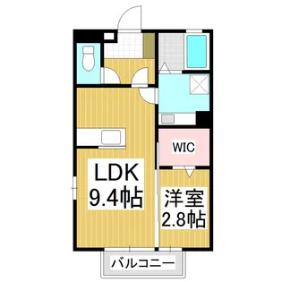 カーサプルメリア【2階】の間取り