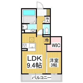 ティーバーン【3階】の間取り